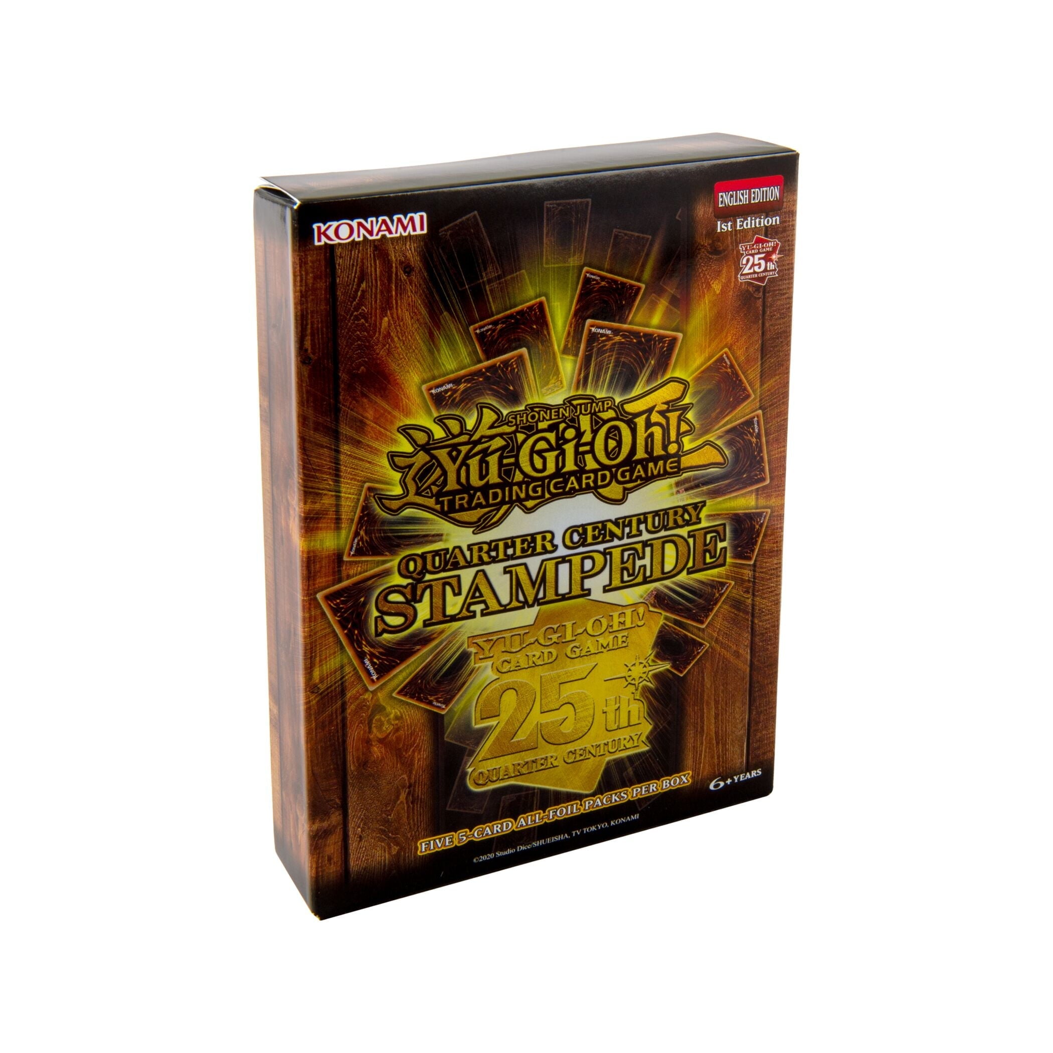 YUGIOH QUARTER CENTURY STAMPEDE RETAIL BOX